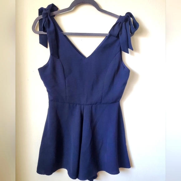 Alter'd State Alyssa Navy Romper - Picture 3 of 5